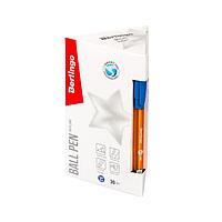 Ручка шариковая, 0,7мм, синяя Berlingo "Skyline" грип