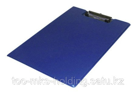 Папка-планшет А4, с верхним прижимом, синяя PVC Eisear - фото 1 - id-p105797147