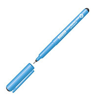 Маркер перманентный, 0.4мм, круглый наконечник, синий Stanger OHP