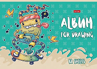 Альбом для рисов. 24л А4 серия "Freaky Friends" Hatber
