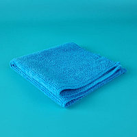 Тряпка из микрофибры для ухода за любыми поверхностями 30х30см 320гр/м2. Цвет синий. MF-280