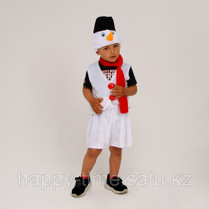 Карнавальный костюм для мальчиков "Снеговик меховой" - фото 1 - id-p105802457
