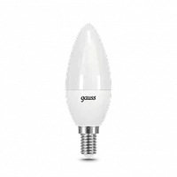 Лампа Gauss Свеча 9.5W 950lm 6500K E14 LED 1/10/100