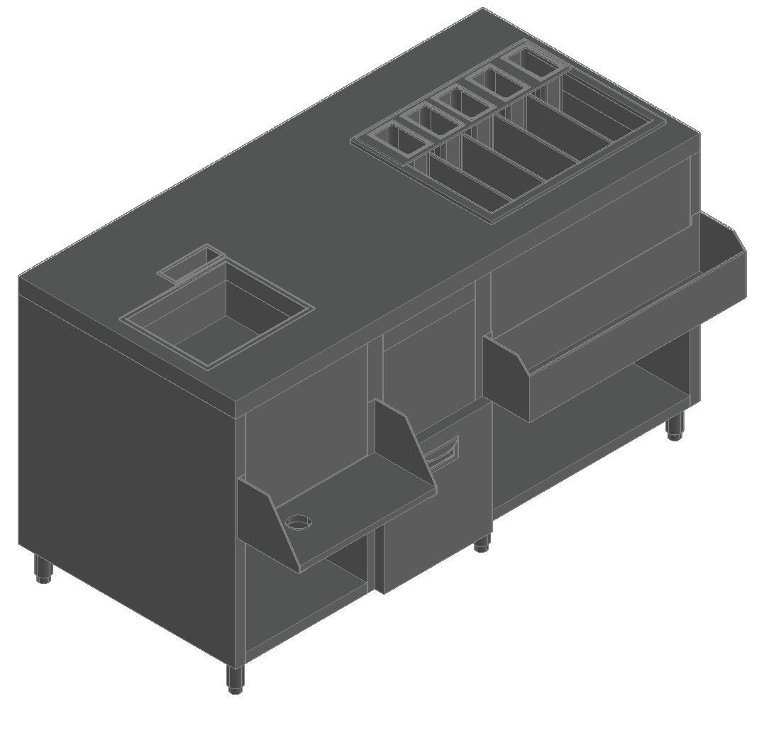 СТАНЦИЯ БАРНАЯ С БОРТОМ HICOLD НБМКС-15/6ПК +100ММ СТОЛЕШН. - фото 1 - id-p105813559