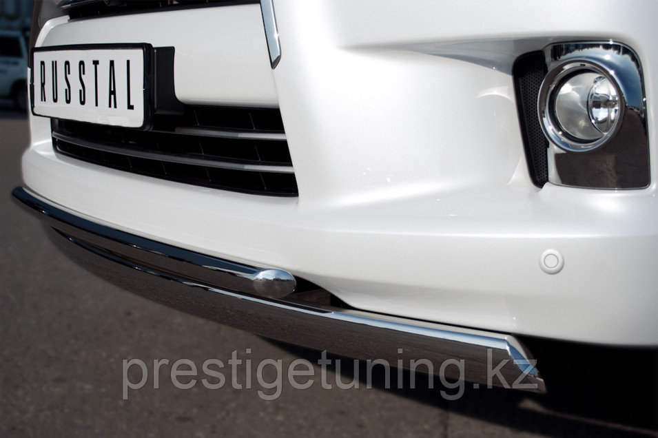Защита переднего бампера d75x42/42 Lexus LX570 2012-15 - фото 3 - id-p105812288