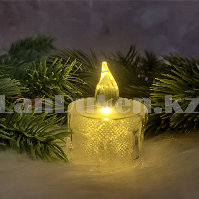 Светодиодный фонарик LED свеча "Свечка" для декора 5х3.8 см маленькая - фото 6 - id-p105817108