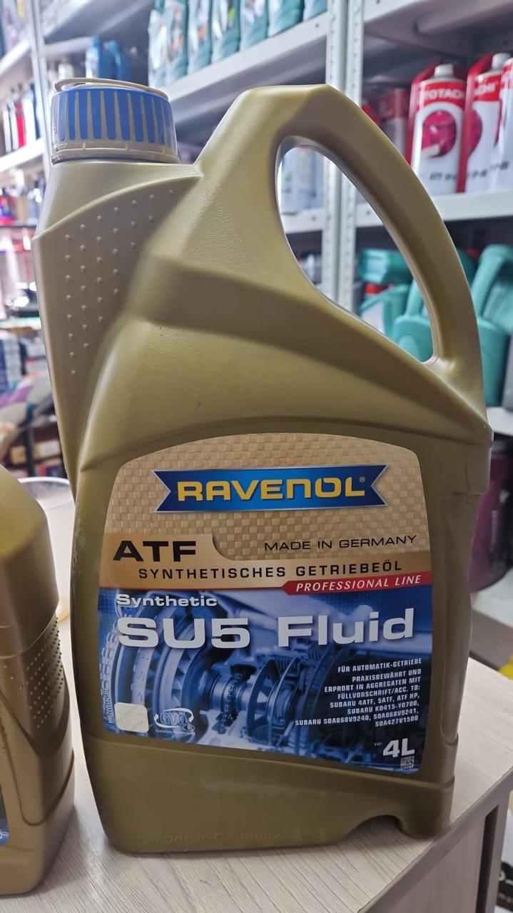 Трансмиссионное масло RAVENOL  ATF SU5 Fluid 4л