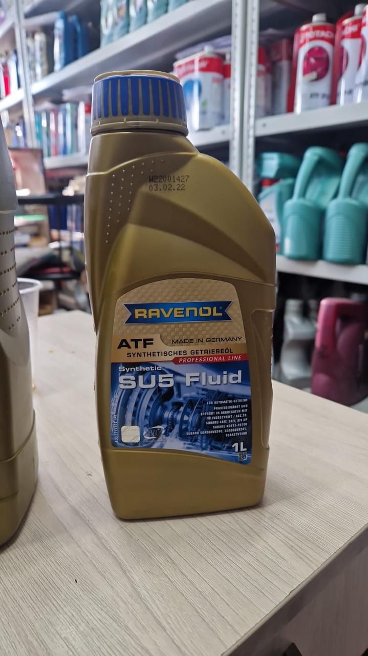 Трансмиссионное масло RAVENOL  ATF SU5 Fluid 1л