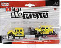 Design 1:64 Модель с трейлером Elite Transport, в ассортименте Maisto