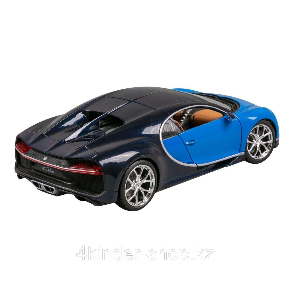 Машинка Bugatti Chiron BBURAGO синяя - фото 2 - id-p105820594