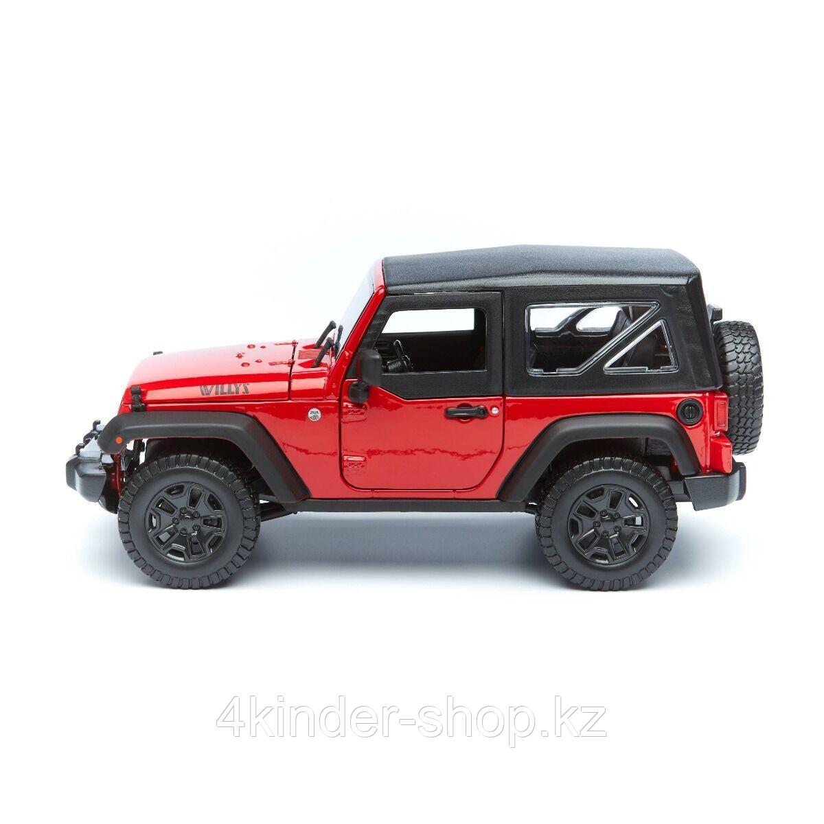 Машинка Jeep Wrangler 2014 (red) Maisto 1:18 - фото 2 - id-p105820676