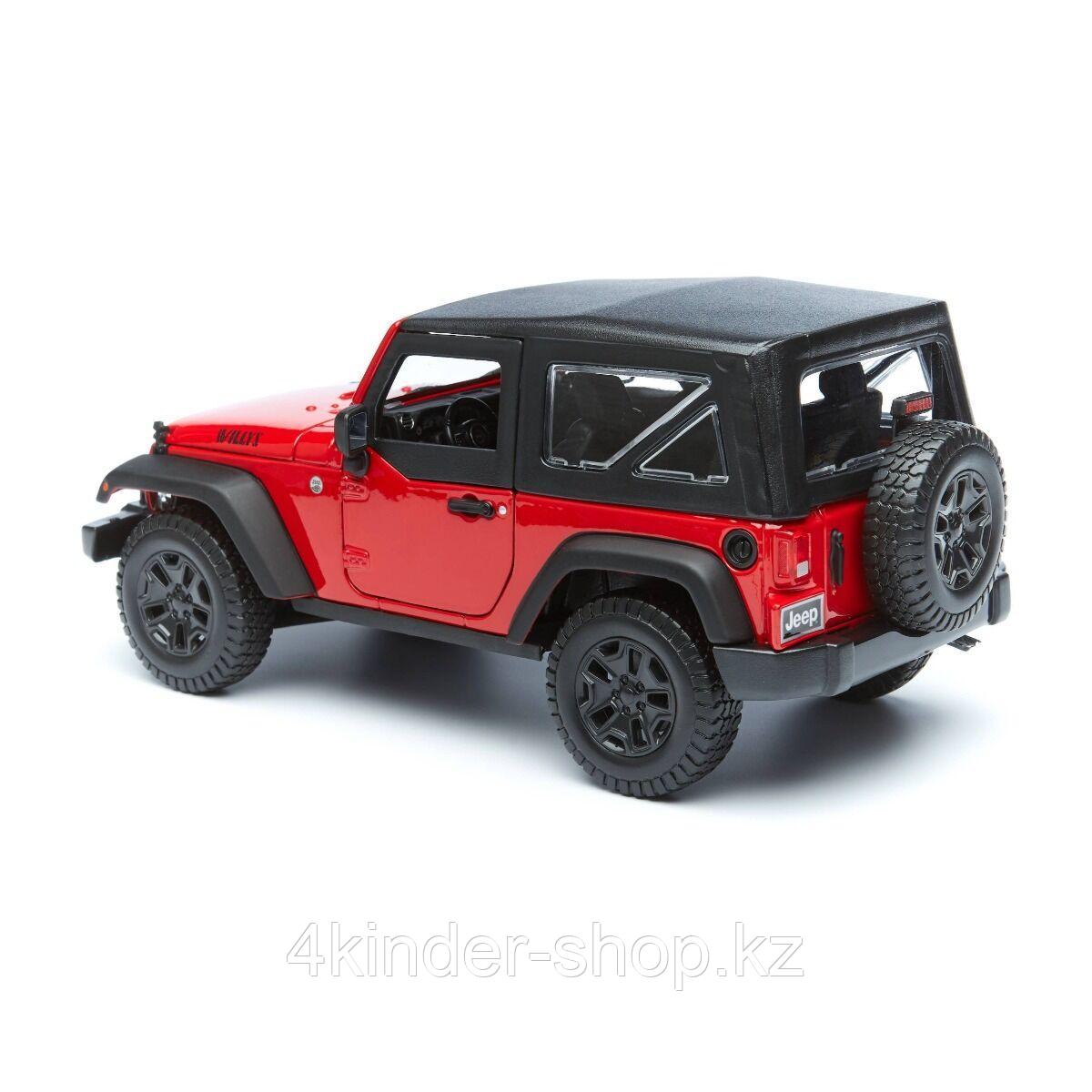 Машинка Jeep Wrangler 2014 (red) Maisto 1:18 - фото 3 - id-p105820676