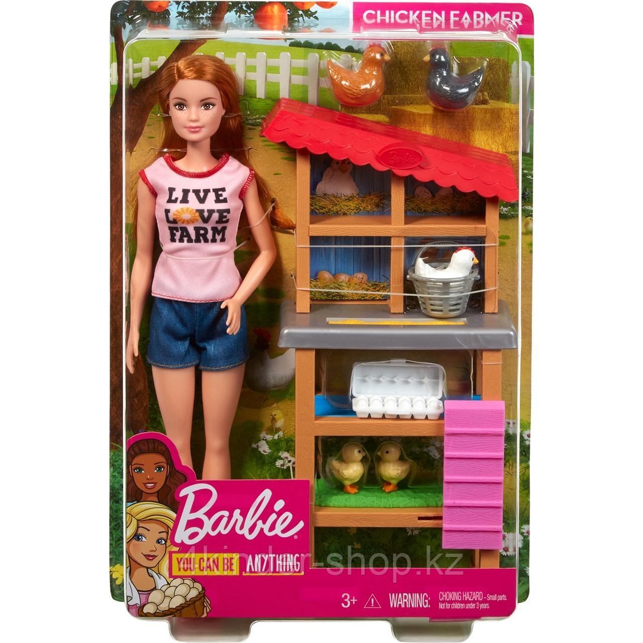 Набор игровой Barbie Кем быть Куриный фермер FXP15 - фото 2 - id-p105819311