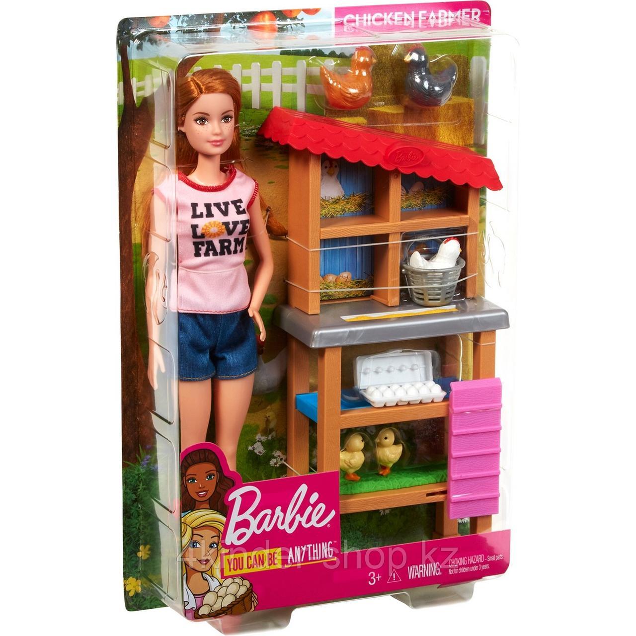 Набор игровой Barbie Кем быть Куриный фермер FXP15 - фото 3 - id-p105819311