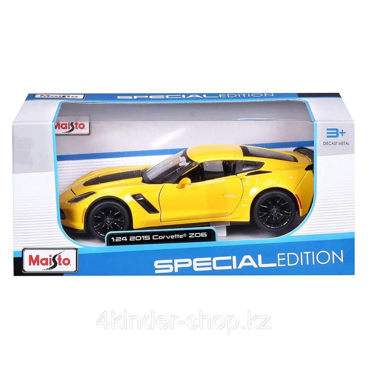1:24 Corvette Z06 2015 (yellow) Maisto