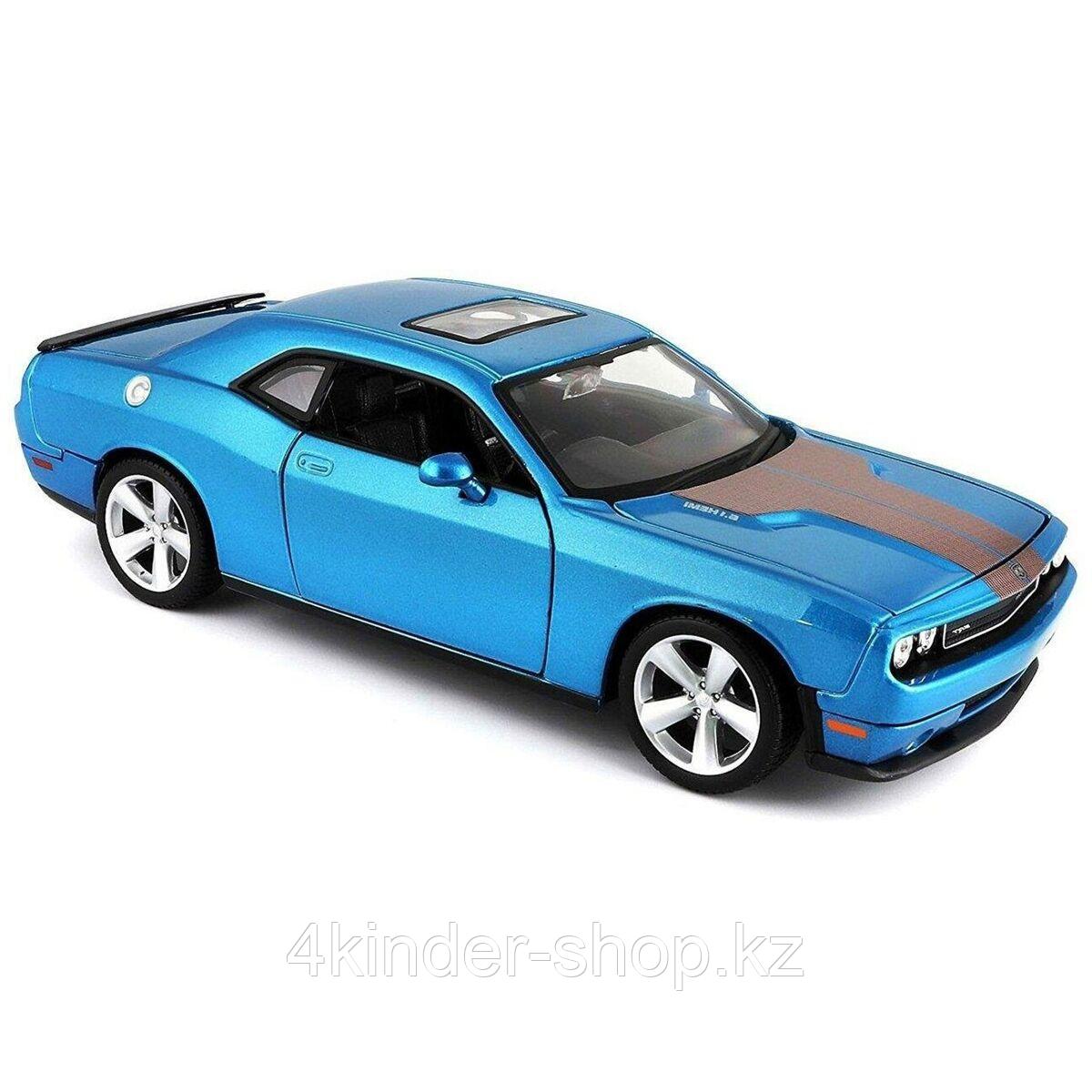 1:24 Dodge Challenger SRT8 2008 (met blue) Maisto - фото 1 - id-p105820753