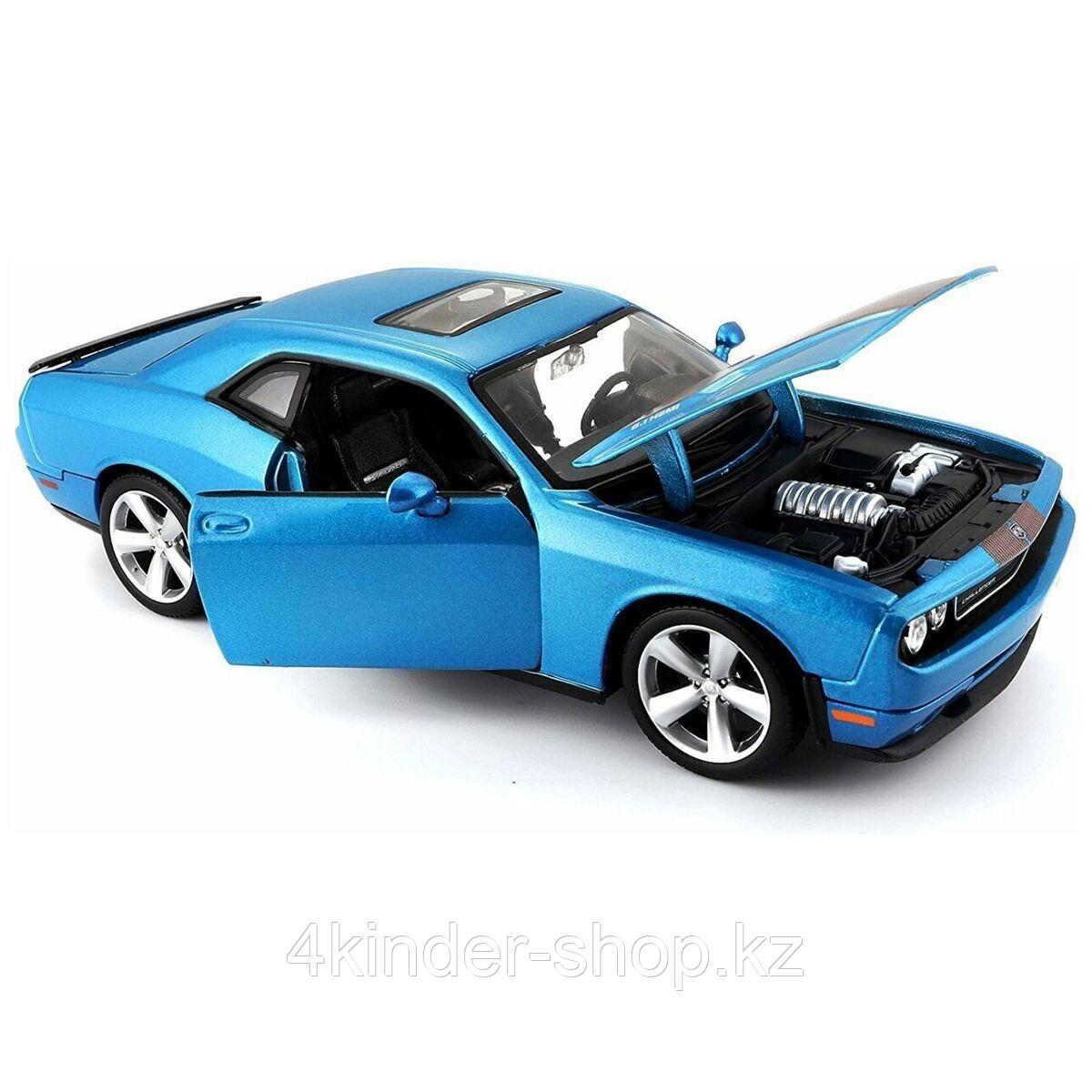 1:24 Dodge Challenger SRT8 2008 (met blue) Maisto - фото 2 - id-p105820753
