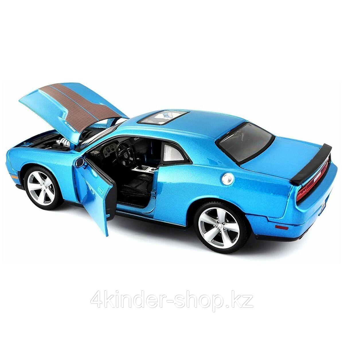 1:24 Dodge Challenger SRT8 2008 (met blue) Maisto - фото 3 - id-p105820753
