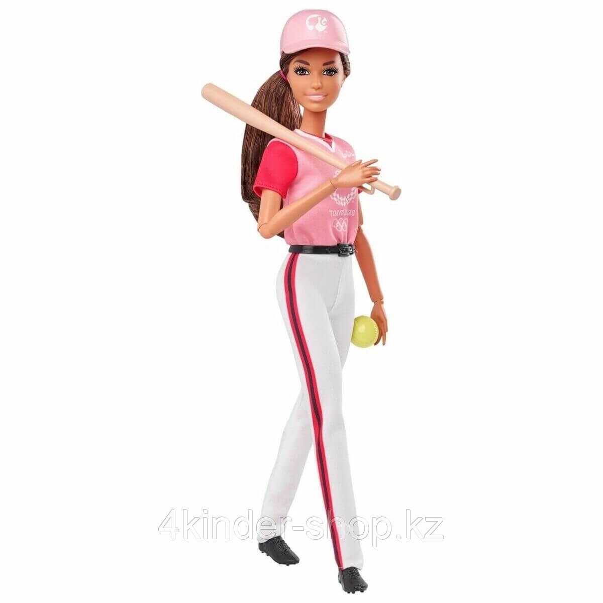 Barbie Кукла Barbie Олимпийская спортсменка Tokyo 2020 бейсбол - фото 2 - id-p105819390
