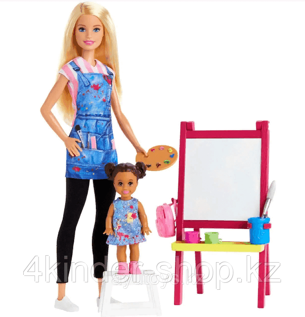 Кукла Mattel Barbie Art Teacher Учитель рисования - фото 3 - id-p105819393