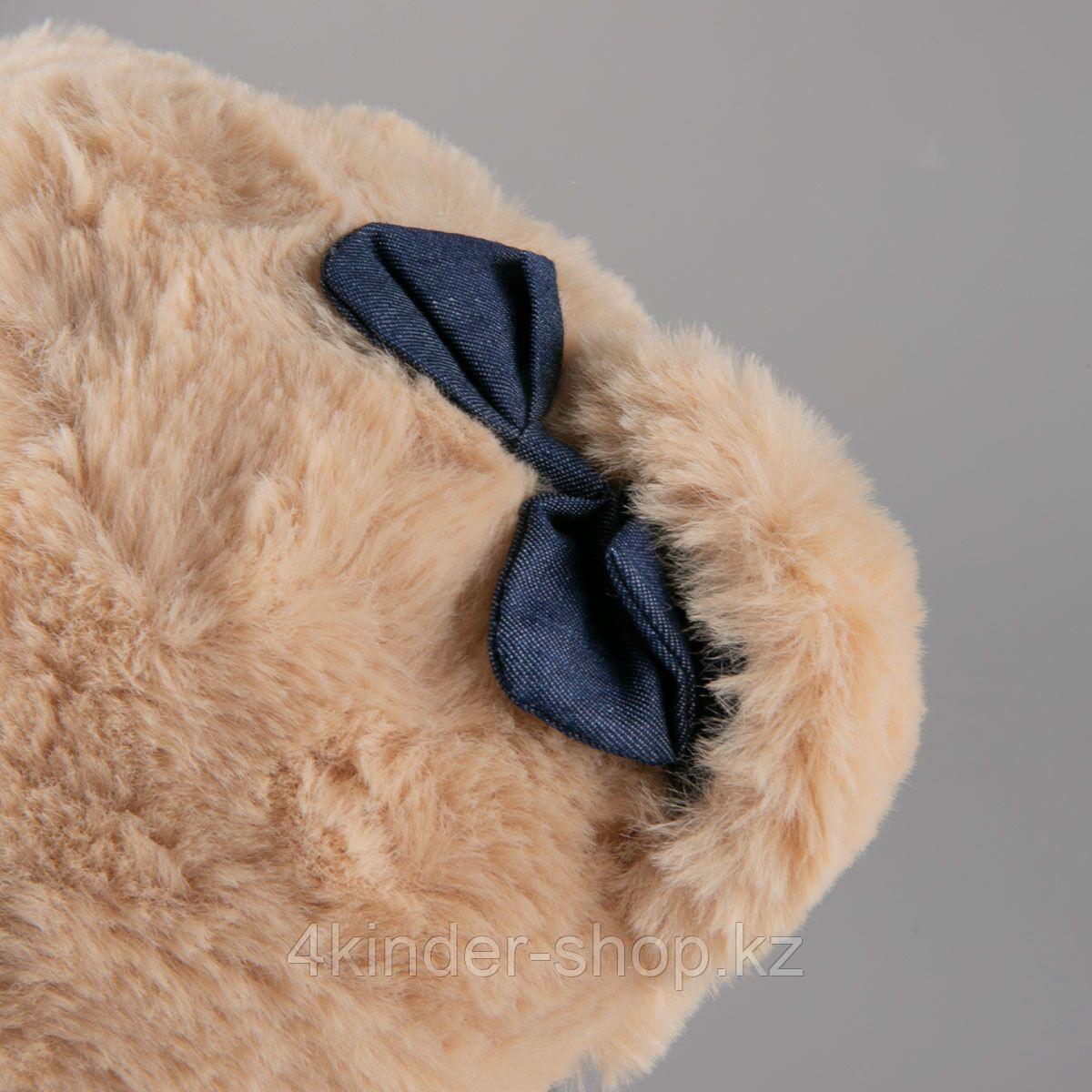 Мягкая игрушка "Бежевый мишка в синем платье" Plush - фото 4 - id-p105820884