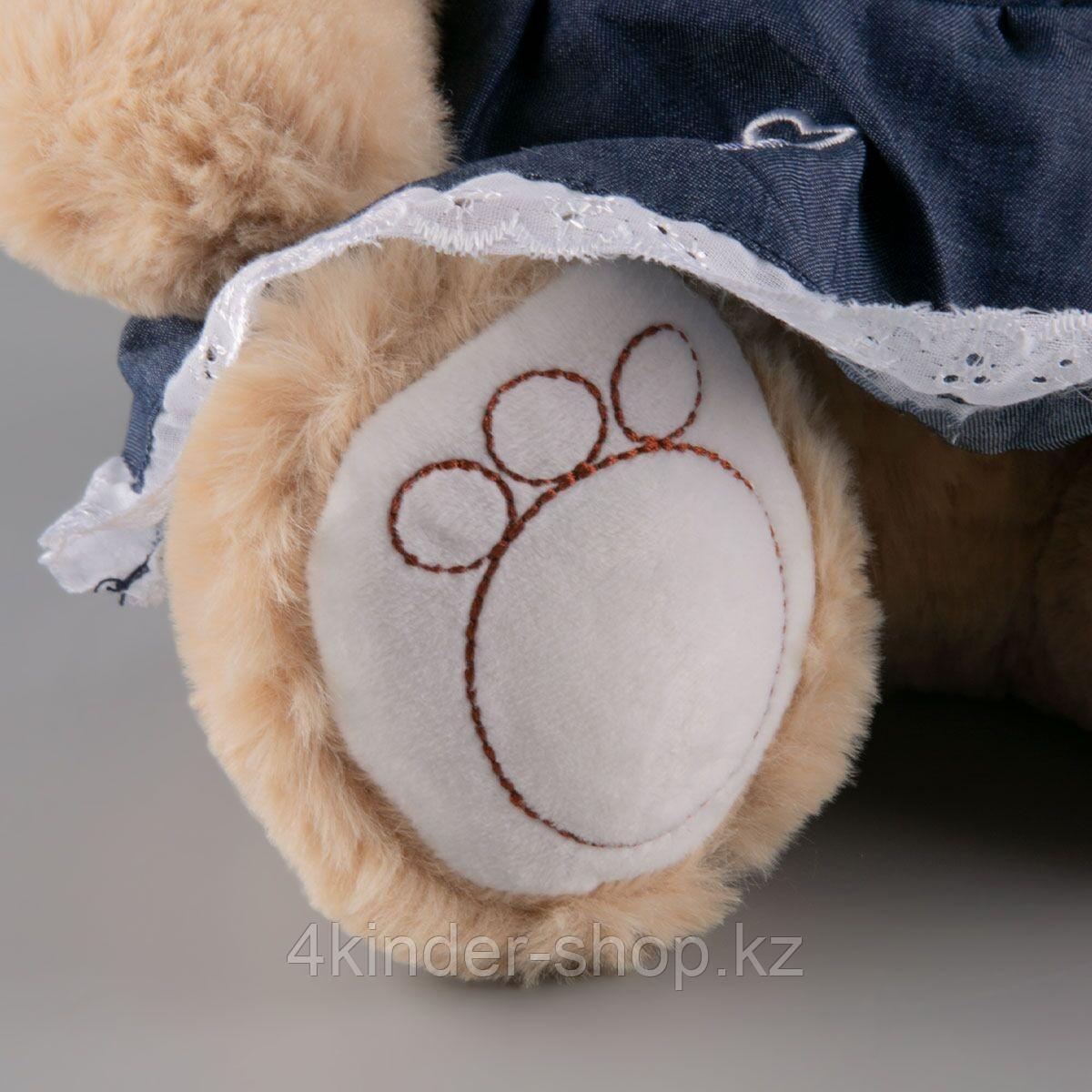 Мягкая игрушка "Бежевый мишка в синем платье" Plush - фото 7 - id-p105820884