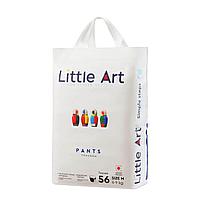 Little Art Детские трусики-подгузники, размер M, 6-9 кг, 56шт.
