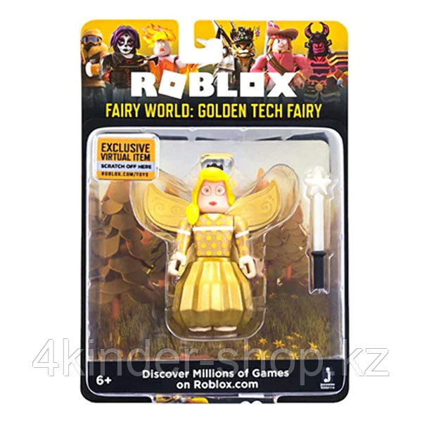 Roblox Фигурка героя Fairy World Golden Tech Fairy (Core) с аксессуарами ROG0116 - фото 1 - id-p105820229