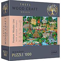 Пазл Wooden Puzzles "Знаменитые места Франции" TREFL