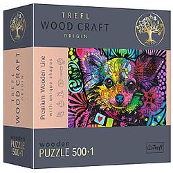 Пазл Wooden Puzzles "Красочный щенок"  TREFL