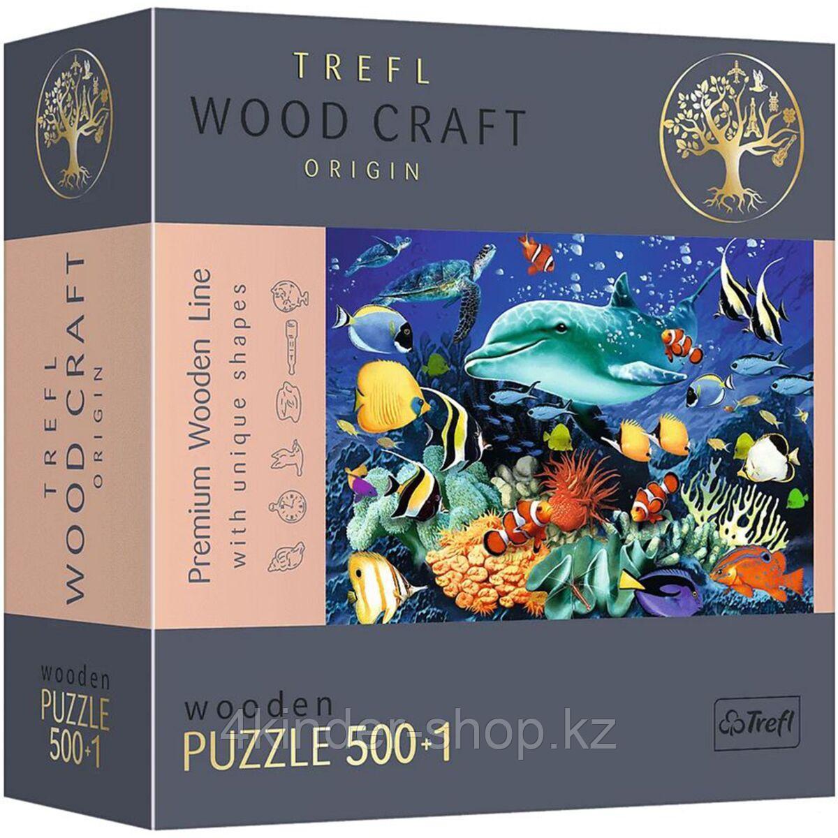 Пазл Wooden Puzzles "Морская жизнь" TREFL - фото 1 - id-p105821035