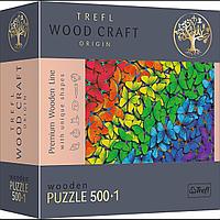 Пазл Wooden Puzzles "Радужные бабочки" TREFL
