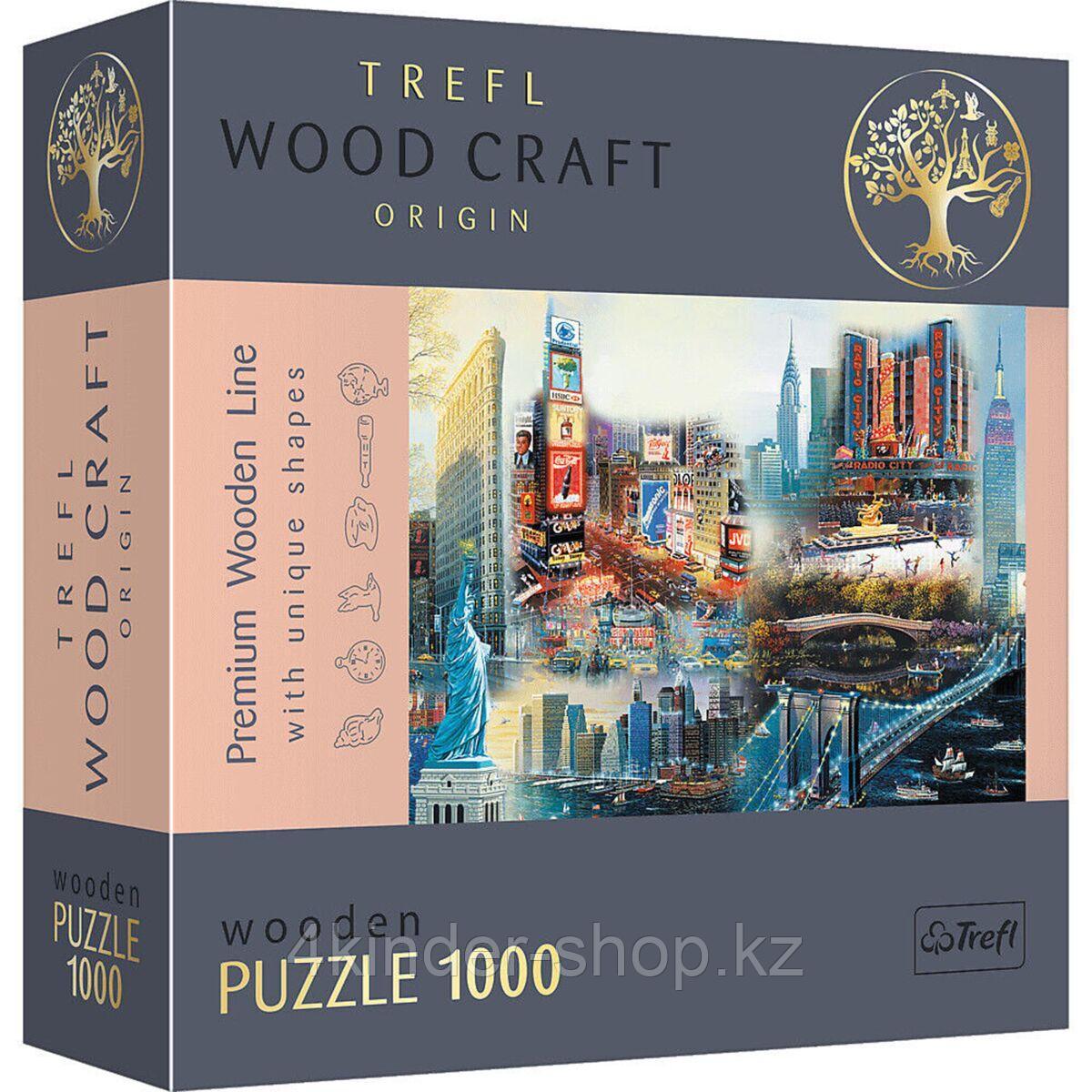 Пазл Wooden Puzzles  Центральный парк, Манхэттен, Нью-Йорк  TREFL