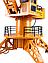 Радиоуправляемая игрушка башенный кран XieMing, фото 7