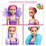 Кукла Блестящий цвет Барби! Hair Swaps, блестяще-розовая, с 25 сюрпризами, фото 3