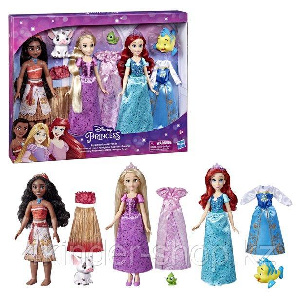 Игровой набор куклы принцессы Disney Princess Royal Fashions and Friends Fashion Doll, Ariel, Moana