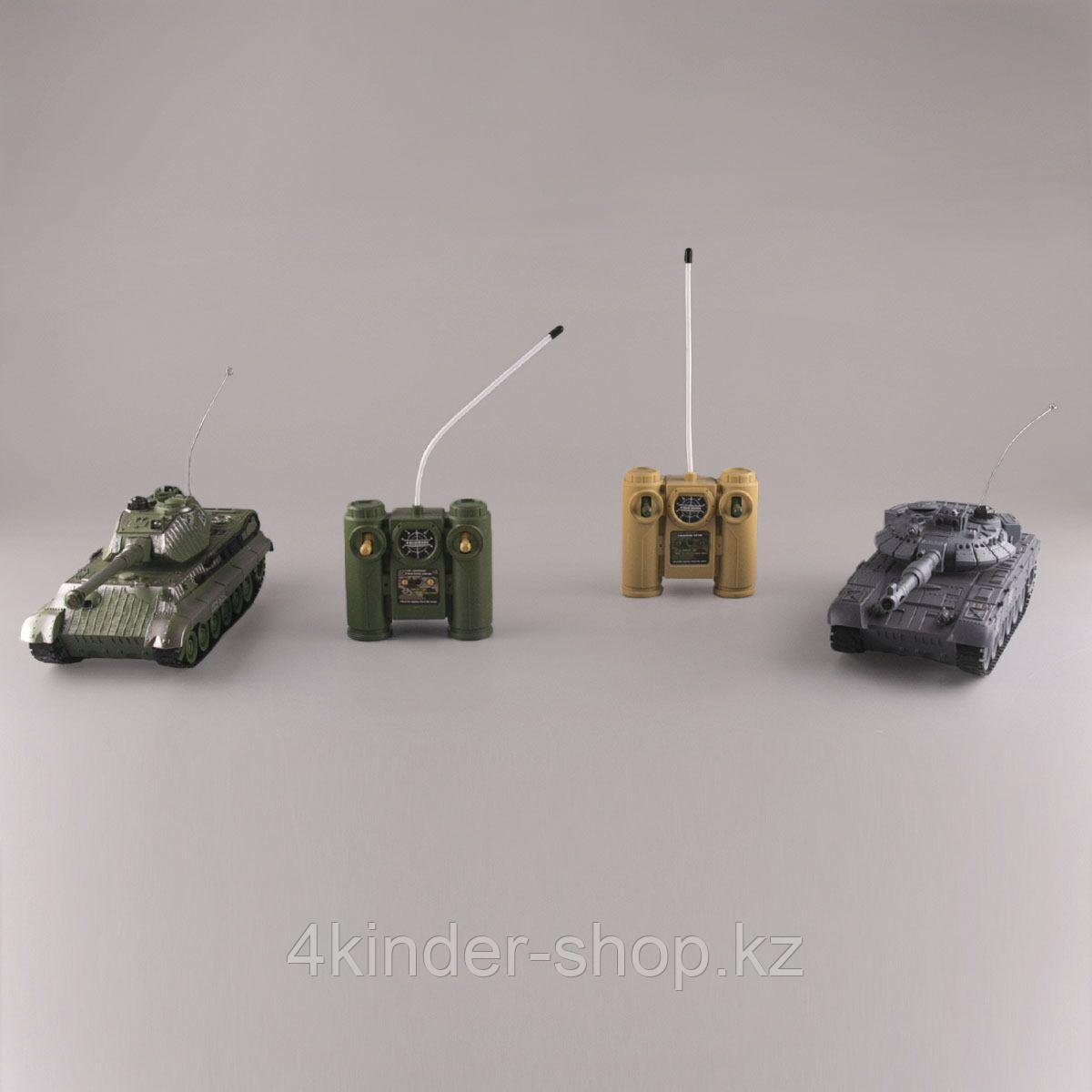 Игрушка Танковый бой 2 танка со светом и звуком 1:28 ZEGAN - фото 2 - id-p105821119