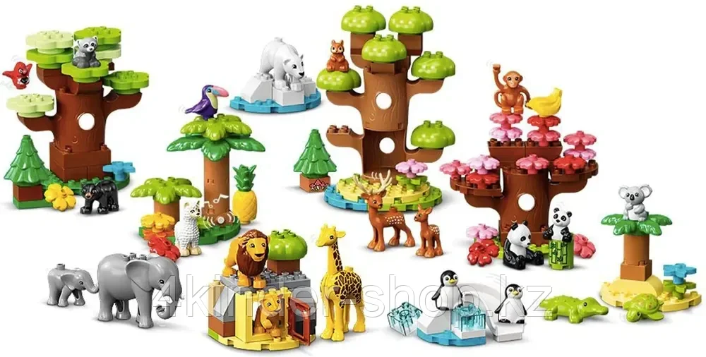 Конструктор LEGO DUPLO 10975 Дикие животные мира - фото 9 - id-p105821204