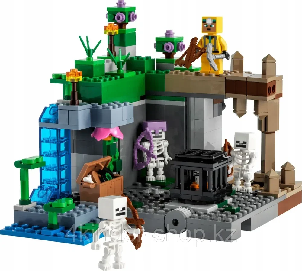 Конструктор Lego, Minecraft Подземелье скелетов, 21189 - фото 4 - id-p105821220