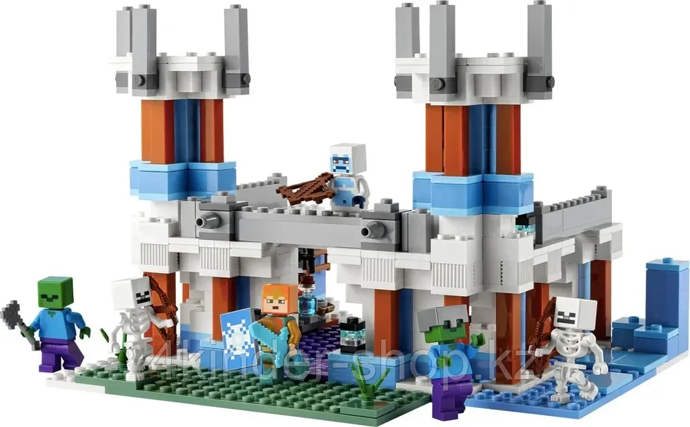 Конструктор LEGO Minecraft 21186 Ледяной замок - фото 2 - id-p105821221