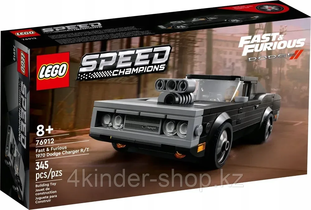 Конструктор LEGO Speed Champions, 76912, Додж Чарджер R/T 1970 - фото 4 - id-p105821243