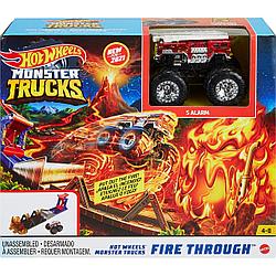 Набор игровой Hot Wheels Монстр-трак Гонка сквозь огонь