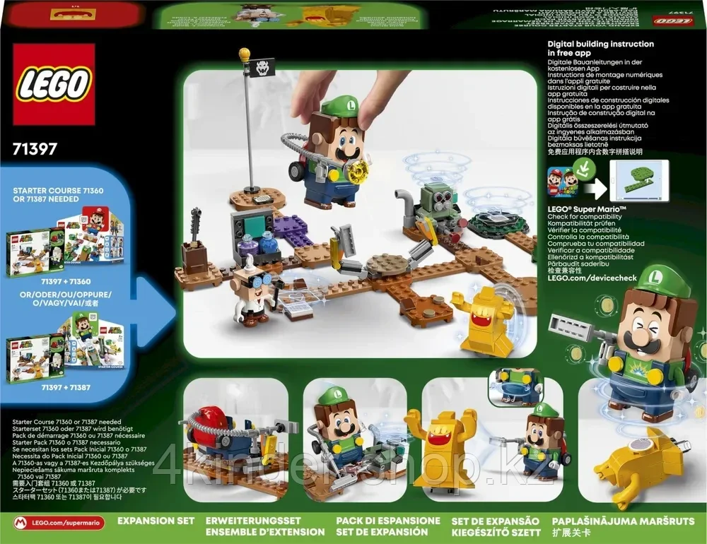 Lego 71387 Super Mario Стартовый набор "Приключения вместе с Луиджи" - фото 4 - id-p105821260