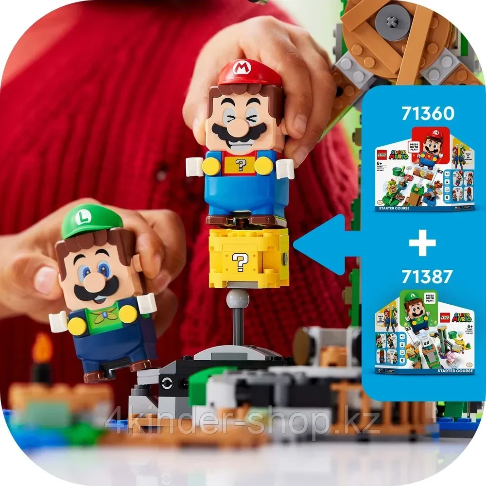 Lego 71390 Super Mario Дополнительный набор «Нокдаун резноров» - фото 10 - id-p105821261