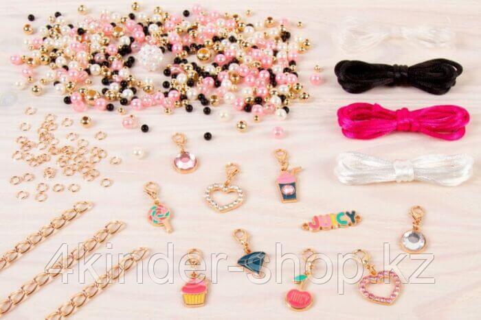 Набор для творчества Make It Real Браслеты с бусинами Juicy Couture Pink and Precious Bracelets - фото 3 - id-p105821328