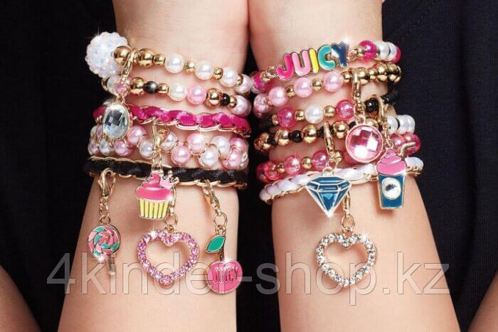 Набор для творчества Make It Real Браслеты с бусинами Juicy Couture Pink and Precious Bracelets - фото 5 - id-p105821328