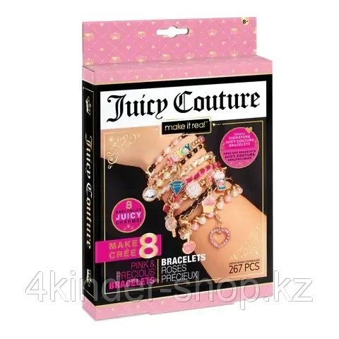 Детский Набор для Создание Браслетов [Make It Real] Juicy Couture Mini Pink and Precious