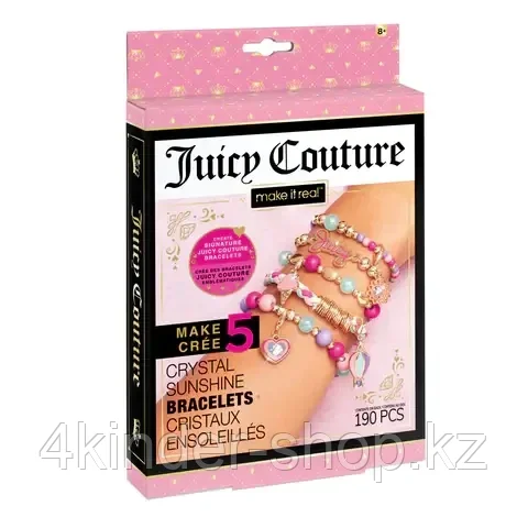 Детский Набор для Создание Браслетов [Make It Real] Juicy Couture Mini Crystal Sunshine