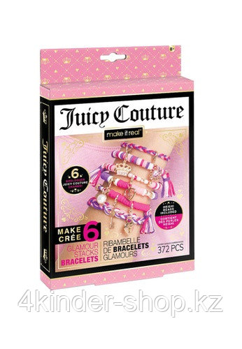 Детский Набор для Создание Браслетов [Make It Real] Mini Juicy Couture Glamour Stacks - фото 1 - id-p105821335