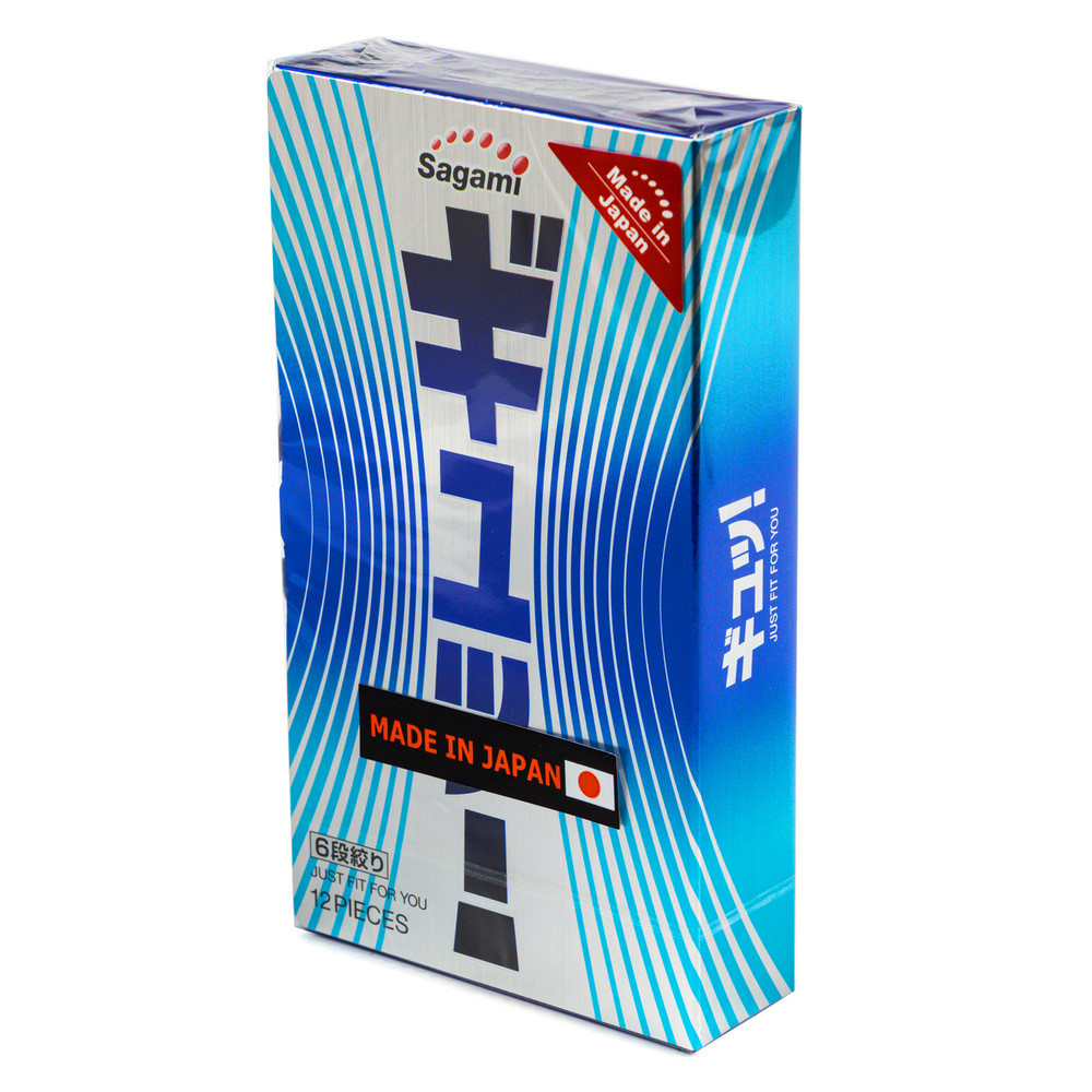 Презервативы Sagami 6 Fit супероблегающие, 12 штук